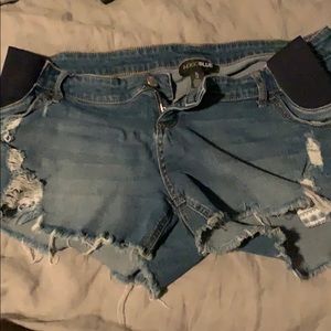 Maternity Jean Shorts